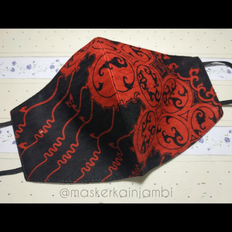 Masker Kain Batik 3 lapis