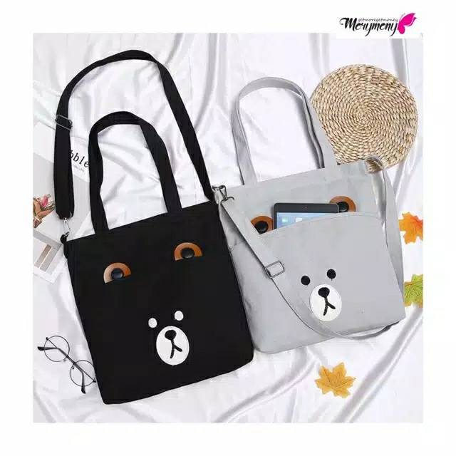 tote bag wanita tedy bear