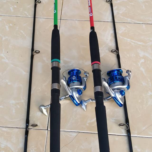 240cm Joran Daido Oyster 1 Set. Reel Yumoshi Cs6000. 12 bb