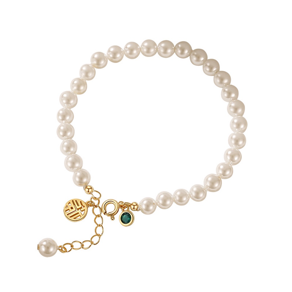 Gelang Mutiara FU Card Gaya Korea Untuk Wanita