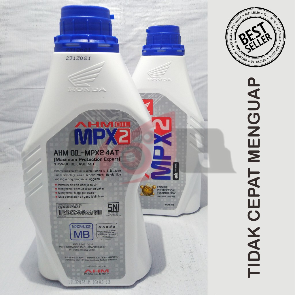 Oli Motor Matik MPX2 Matic AHM Honda Original 800ml