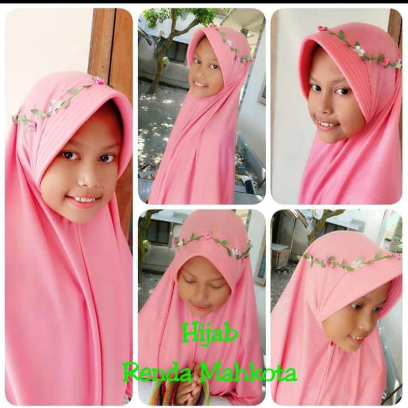 HIJAB RENDA MAHKOTA ANAK