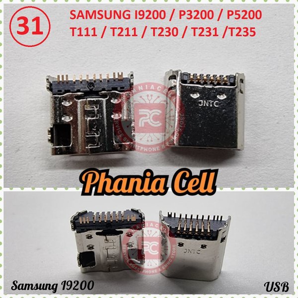 KONEKTOR CAS SAMSUNG I9200 P3200 P5200 T111 T211 T230 T231 T235