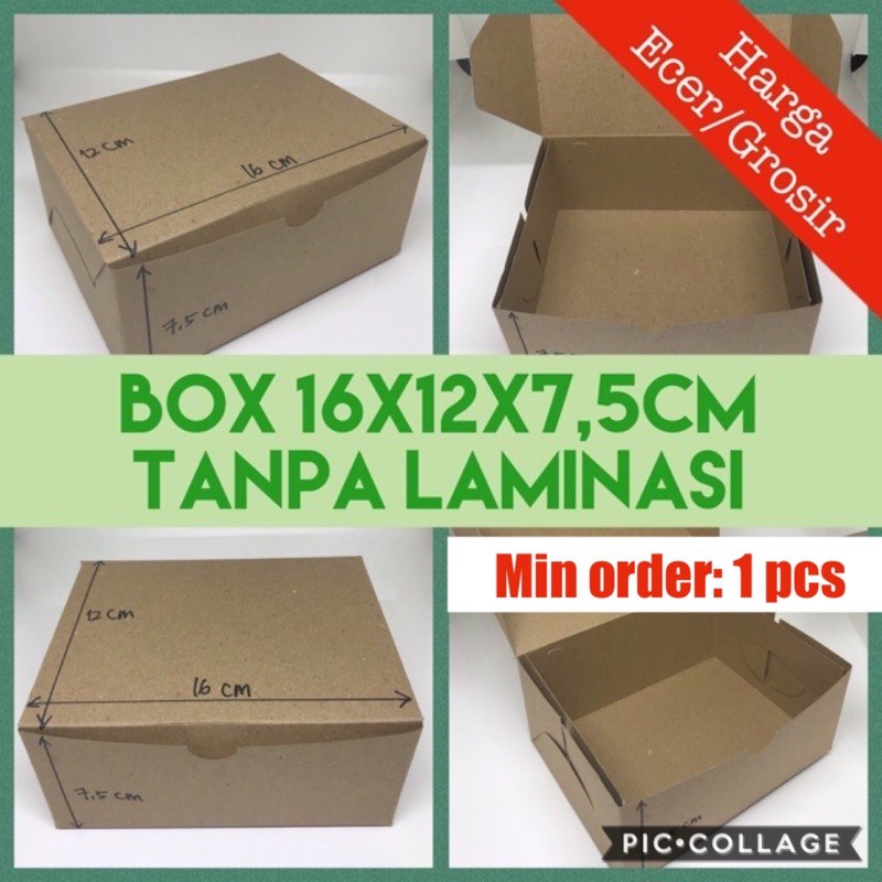 Jual Box uk 16x12x7,5cm (Tanpa Laminasi) B 02 K1 / R5 | Shopee Indonesia