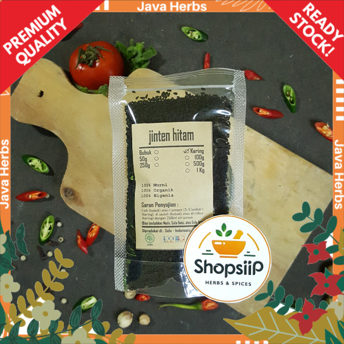 

BIJI JINTAN HITAM - BLACK CHUMIN - NIGELLA SATIVA - HABBATUSSAUDA - 1 KG