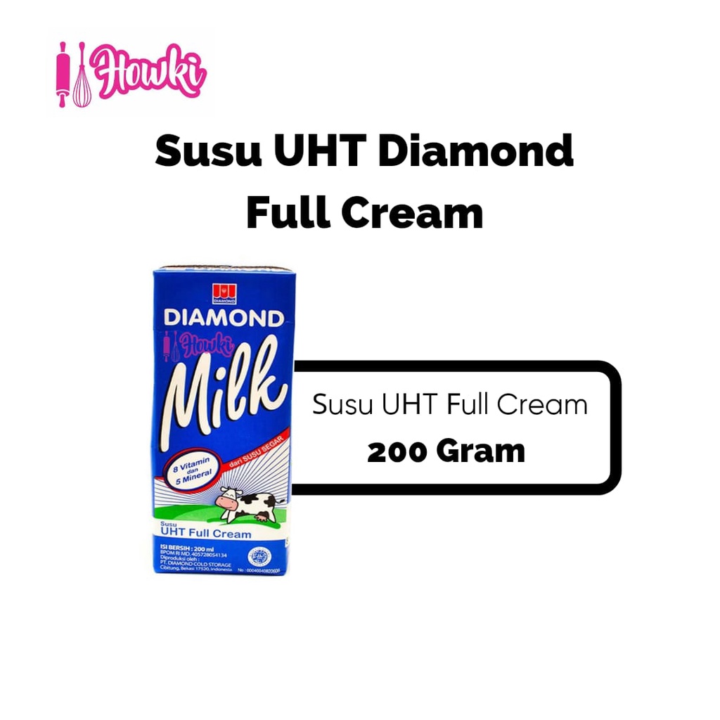 

Susu Uht Diamond Full Cream 200 ml