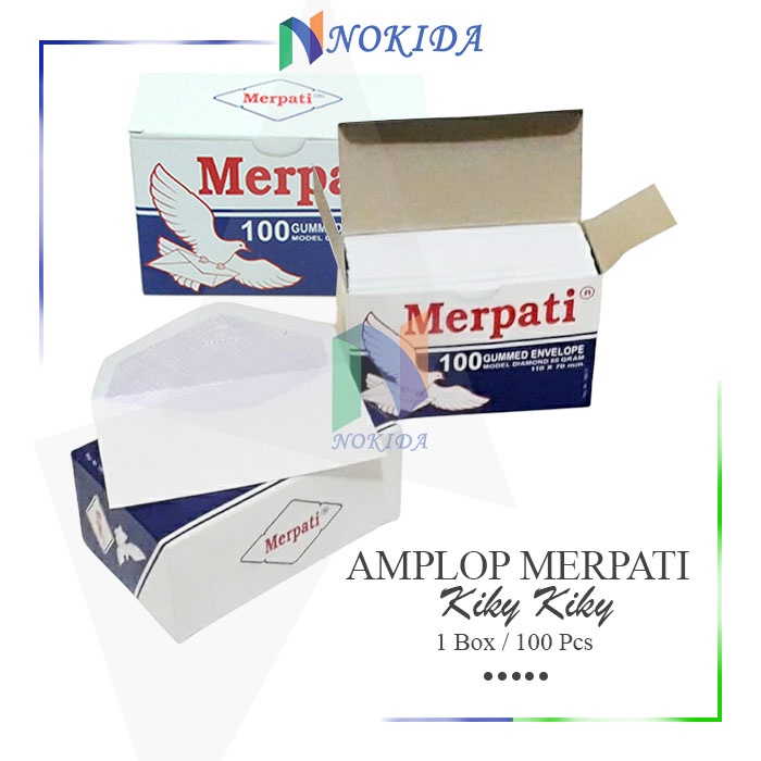 

Nokida Amplop Kecil Putih Merpati 100 pcs/1 pack / Amplop Uang Angpao