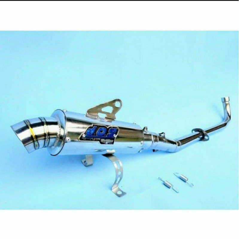 Knalpot Racing DOS PNP Supra X lama/XX/125 Blade Revo Fit X/S Fit new Jupiter Z/Z1 Vega ZR/R/Z Shogu