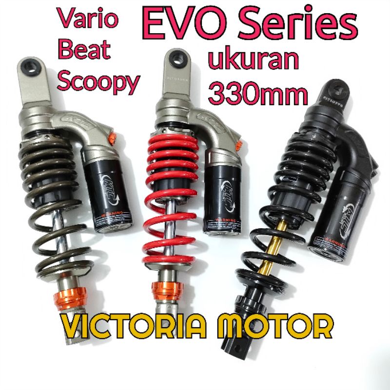 Shock ktc evo vario Shockbreker tabung Ktc Vario Beat Scoopy Evo series ukuran 330mm Original