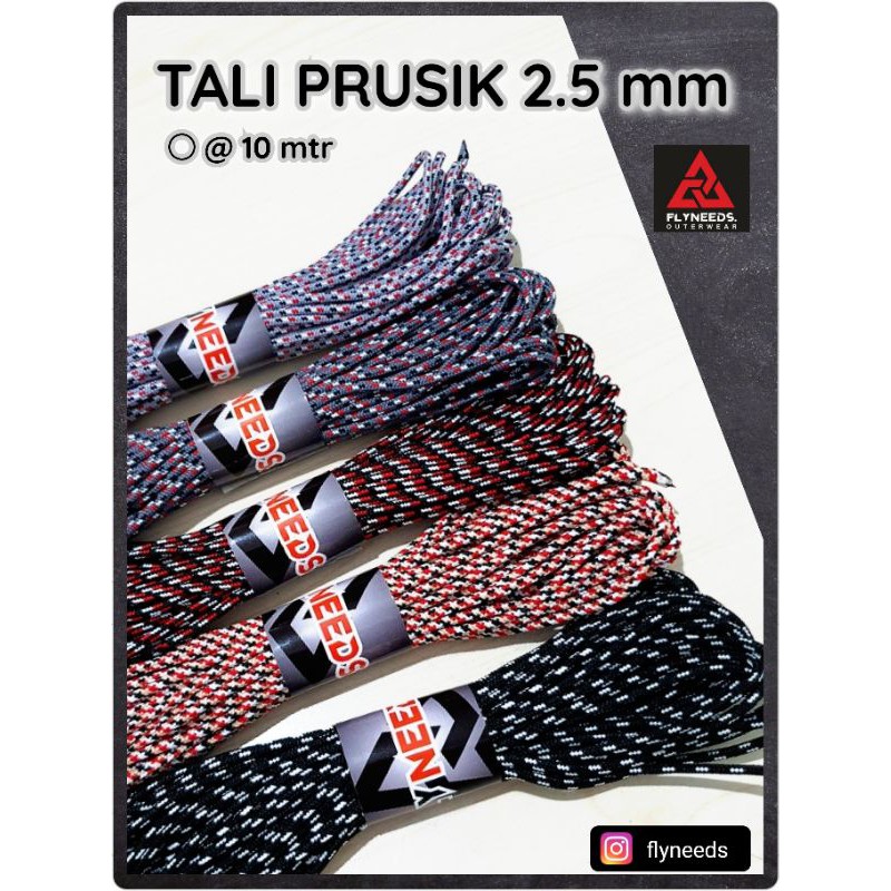 Jual Tali Prusik 2 5 Mm Tali Masker Gelang Aksesoris Shopee