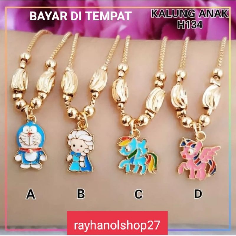 Kalung Xuping anak anak motif pilihan lapis emas 24k gold