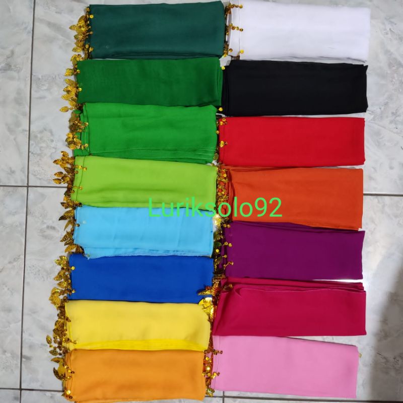 Sampur / Selendang Sifon Gombyok 2.15 m