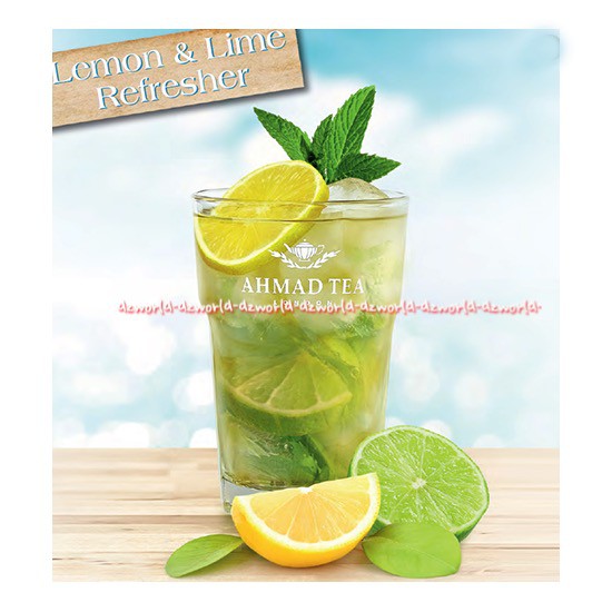 Ahmad Tea Lemon &amp; Mint Cold Brew Iced Tea 20bag Lemon Tea Green Tea Ahmadtea Teh Hijau Lemon Peppermint