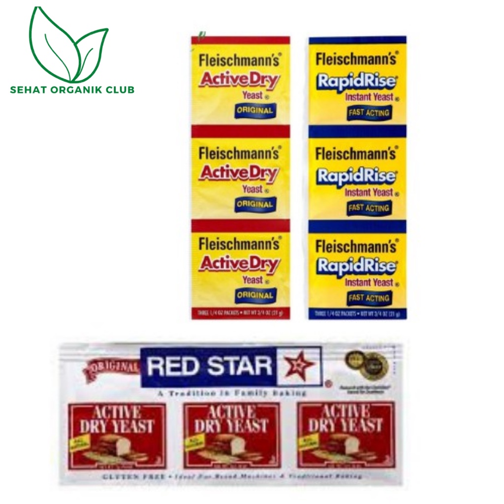 Fleischmann's Fleischmann RapidRise Instan Yeast - Active Dry Yeast ; Fleischmann's Fleischmann Acti