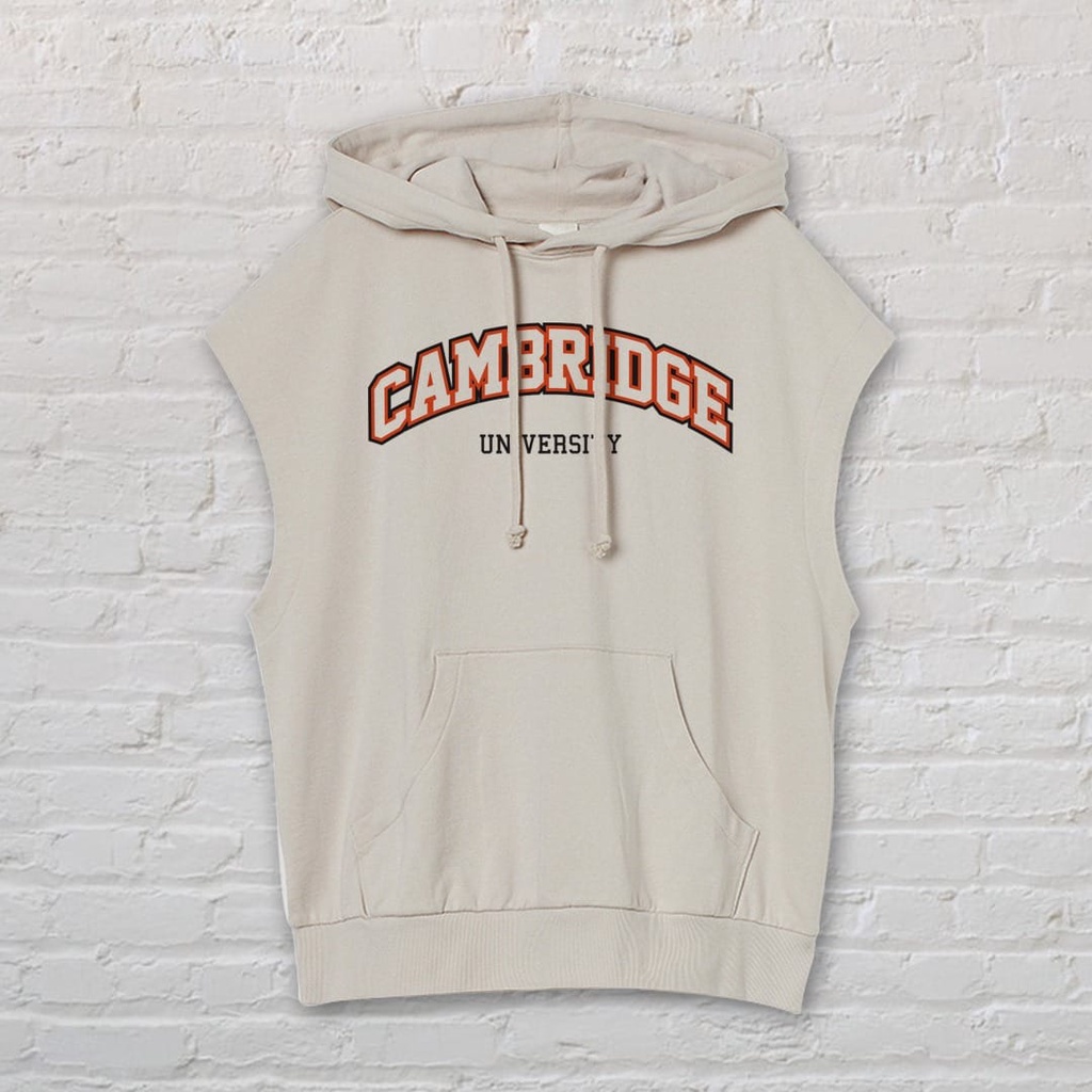 CAMBRIDGE UNIVERSITY HOODIE PRIA KEKINIAN / HOODIE PRIA TEBAL