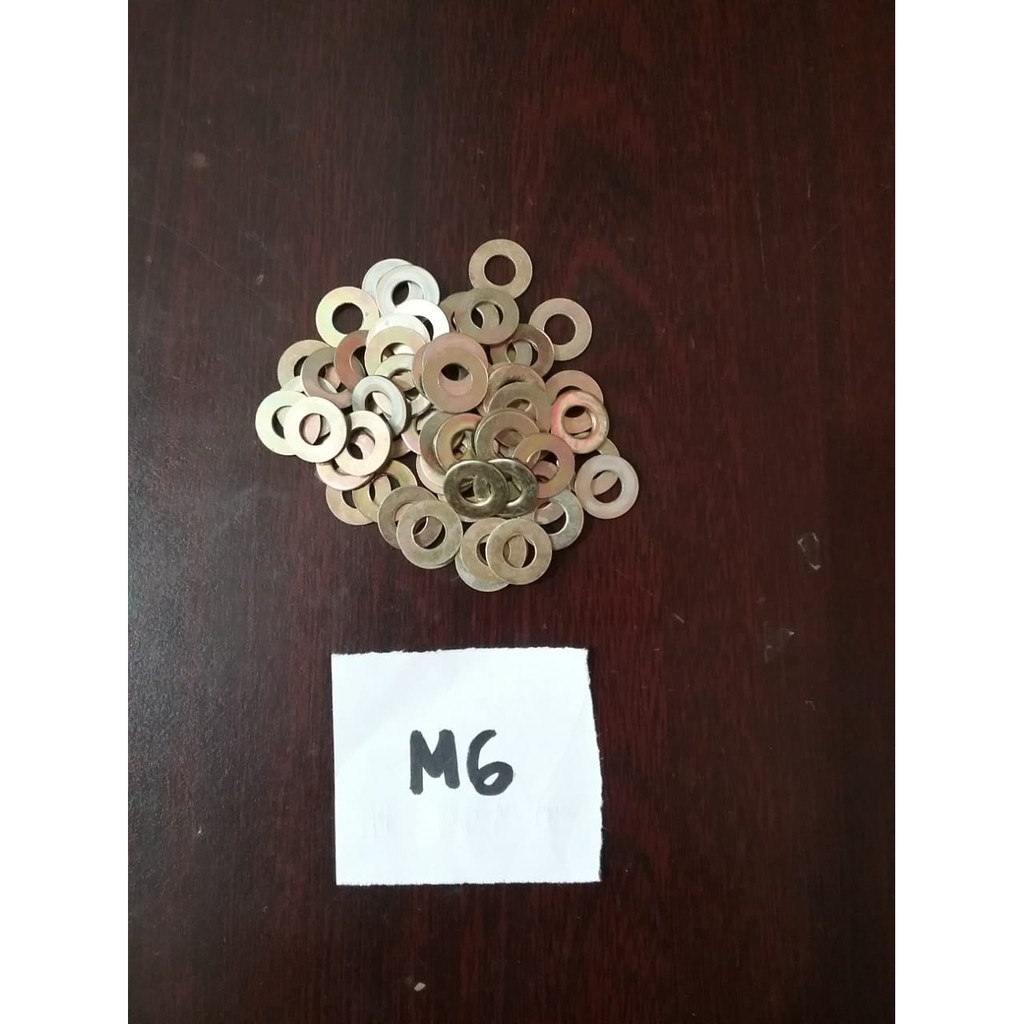 RING PLAT M 6 - RING PLAT BAUT M6 ISI 100 PCS