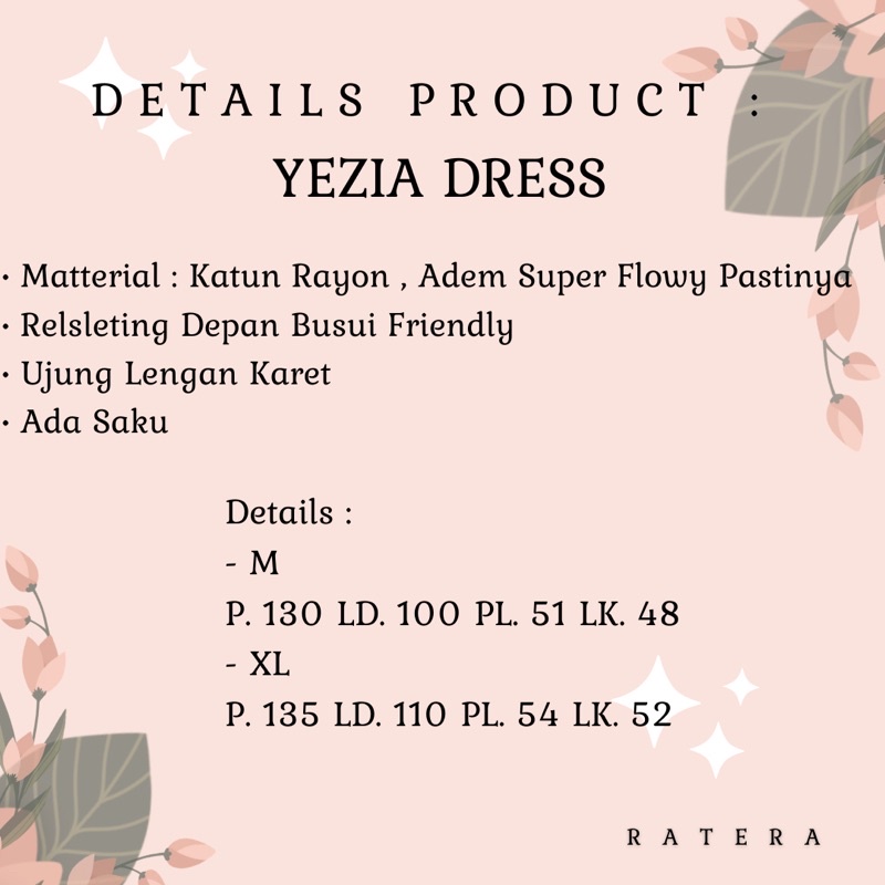 YEZIA DRESS | GAMIS WANITA HOME DRESS RAYON MOTIF STRIPE