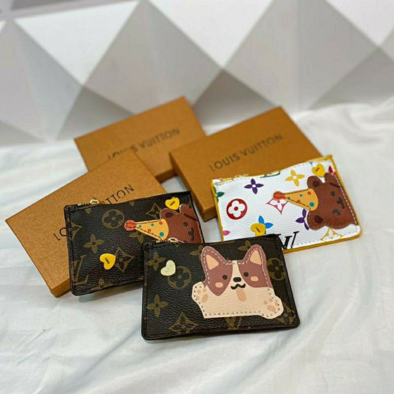 lv corgi card holder