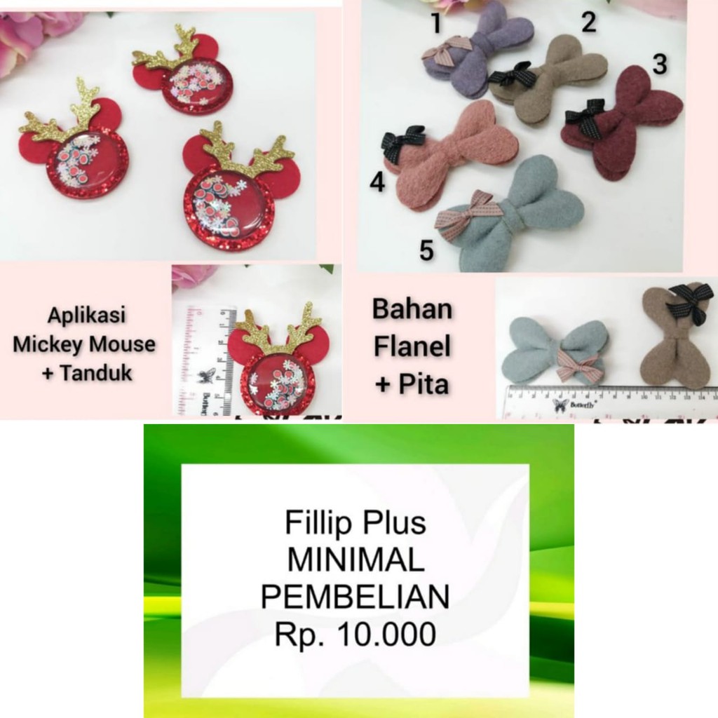 APLIKASI BAHAN CRAFT HEADPIECE HAMPERS  | HIASAN BAJU TAS KERAJINAN TANGAN