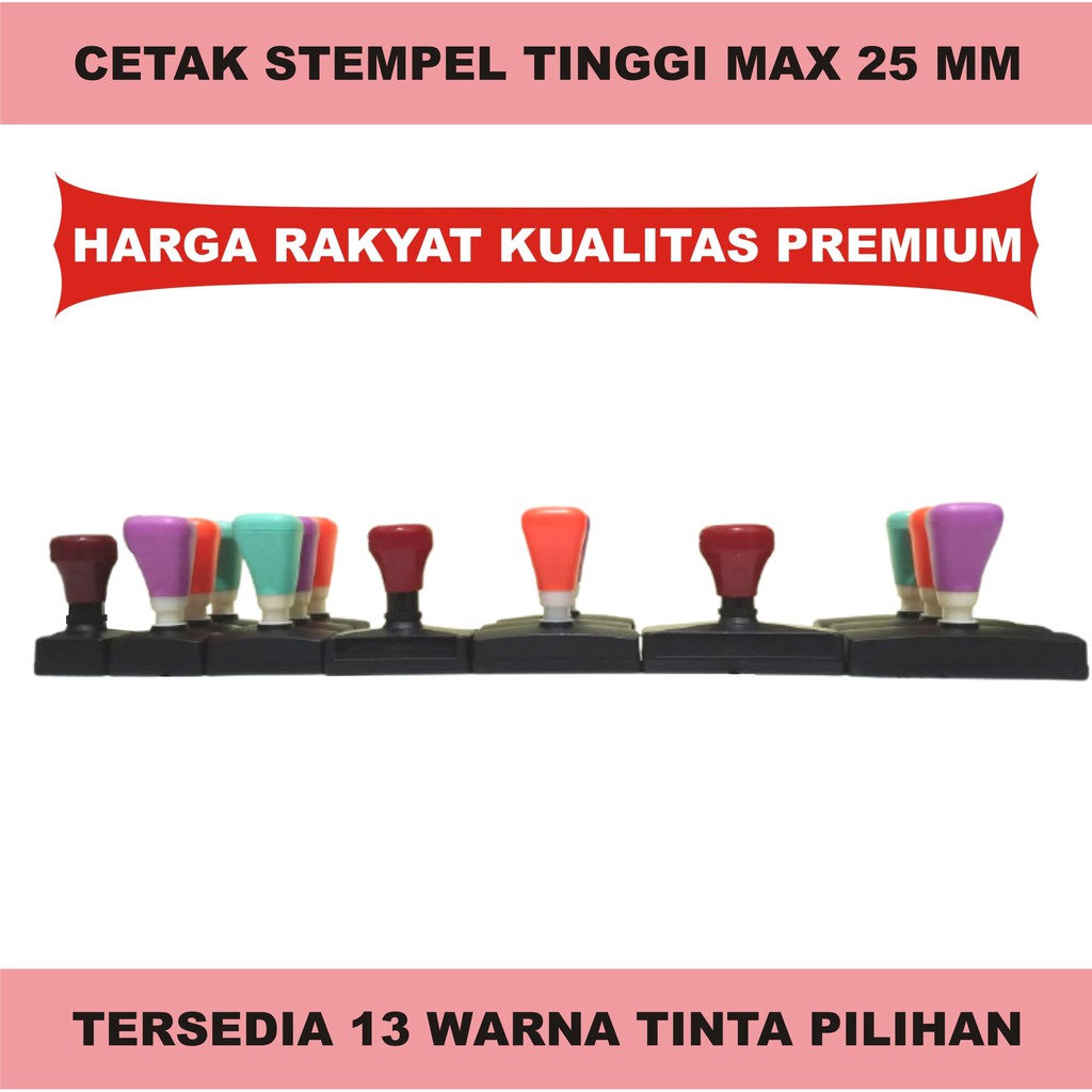 

Cetak Stempel Flash RW Persegi Tinggi Max 25 mm