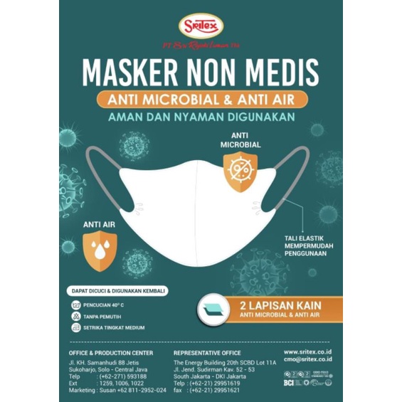 resi masker sritex original