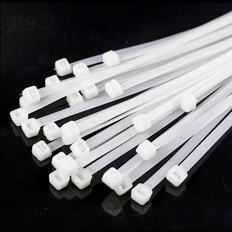 Kabel Ties Cable Tie 2.5 x 200mm 20cm CV 200 Isi 100 pcs - Putih