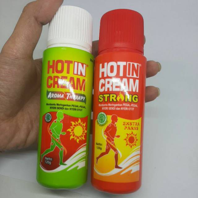 Hot in cream 120 ml strong Besar