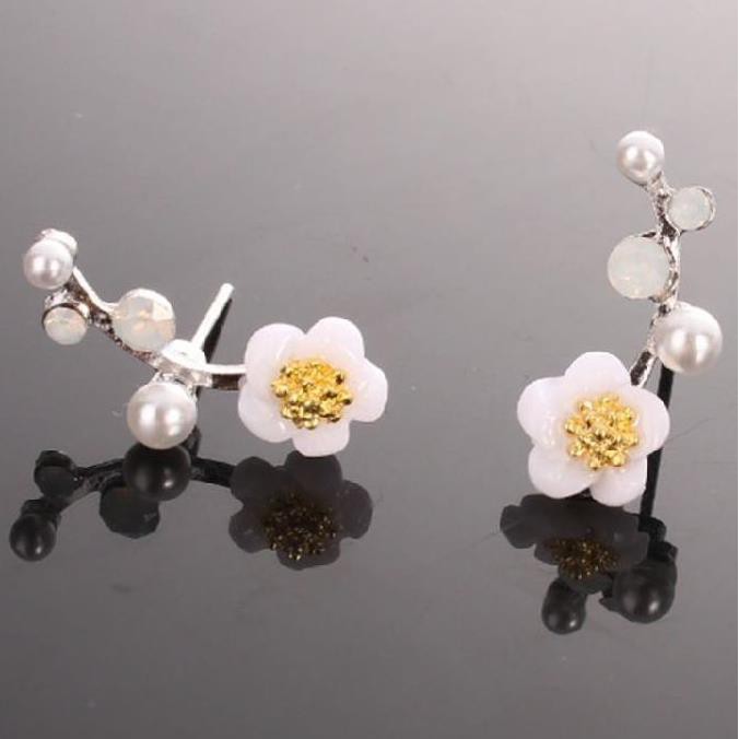 ★ODS★ FA45 Anting Tusuk Korea Earrings Import Motif Bunga