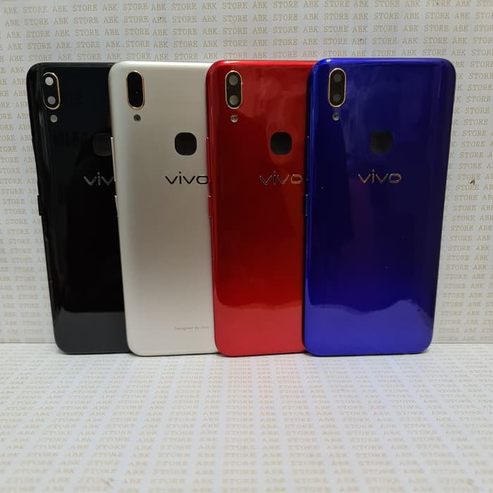 Backdoor Backcover Tutup belakang Back Casing Kesing VIVO V9 Original - Biru