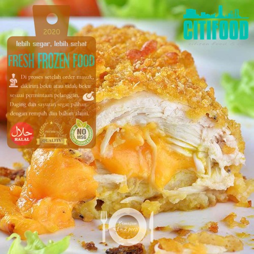 

Cheese Cordon Bleu | Cordon Bleu Keju | Frozen