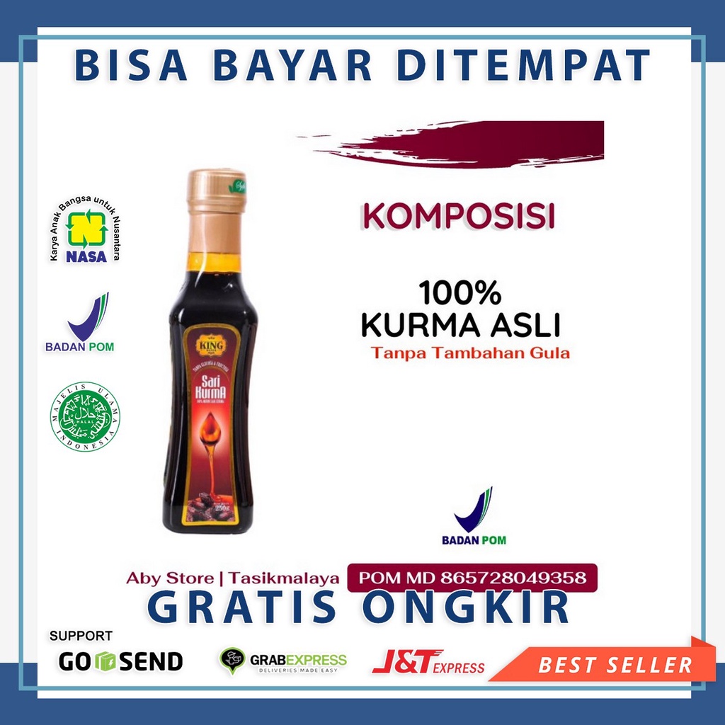 

Sari Kurma King Dates Bebas Gula 100% Minuman penambah Stamina Penderita Diabetes