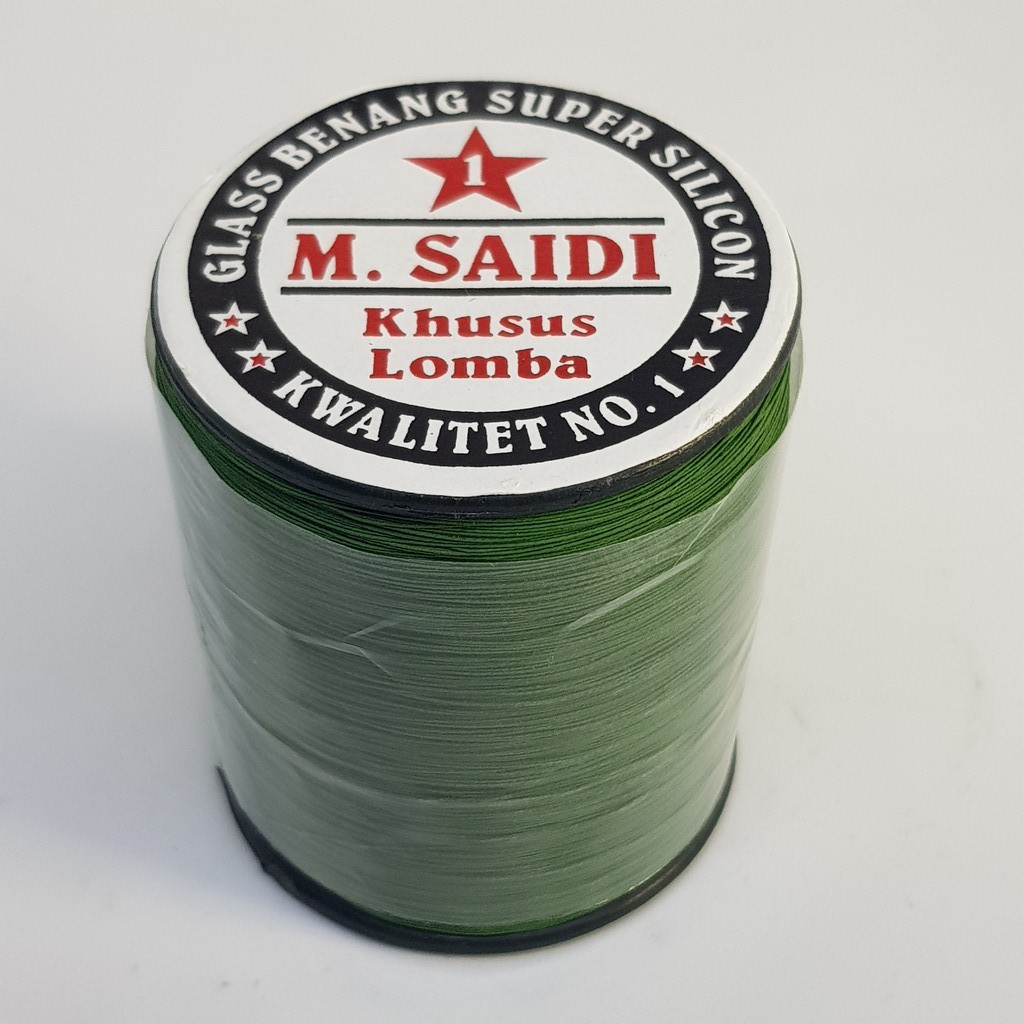 Gelasan Benang KATUN Super Silicon M Saidi Core 4 Khusus Lomba Layangan aduan Palembang dan Malang