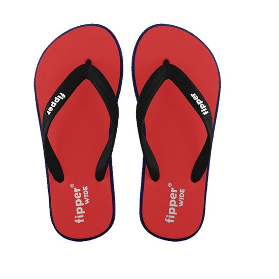 Sandal Fipper Wide Red Navy Black Original