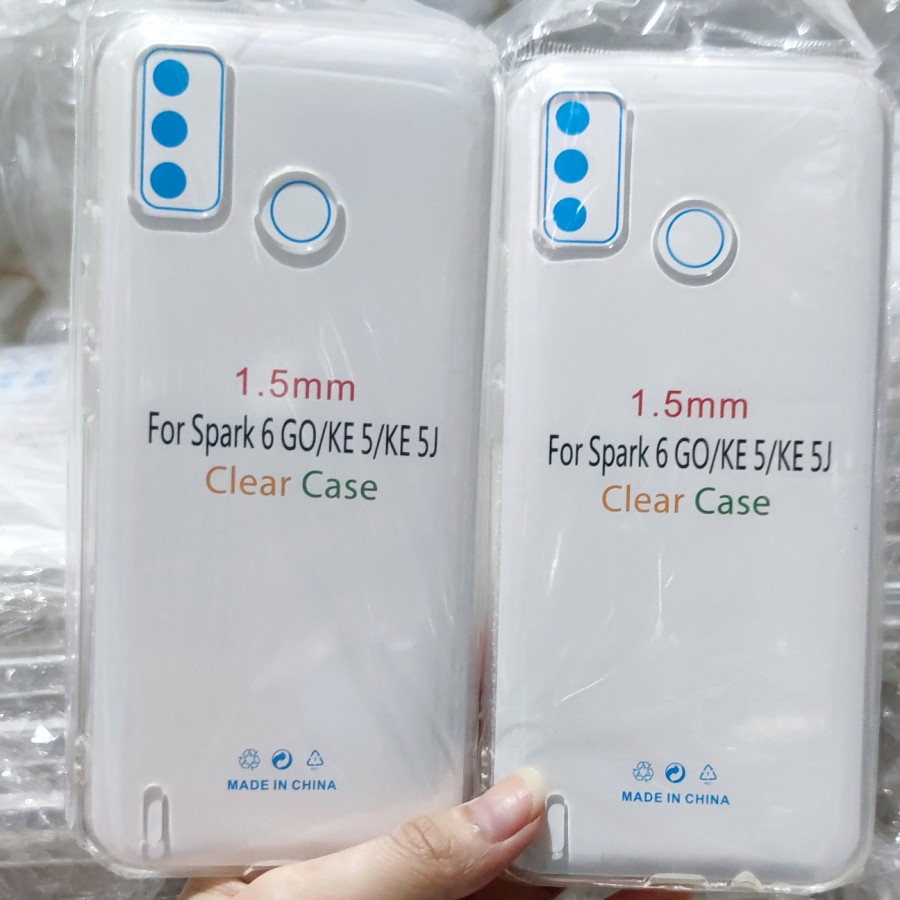 SOFTCASE CLEAR HD PREMIUM TECNO SPARK 6 GO - GA