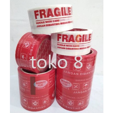

Lakban Fragile Merah IVAN 48mm x 50Yrd