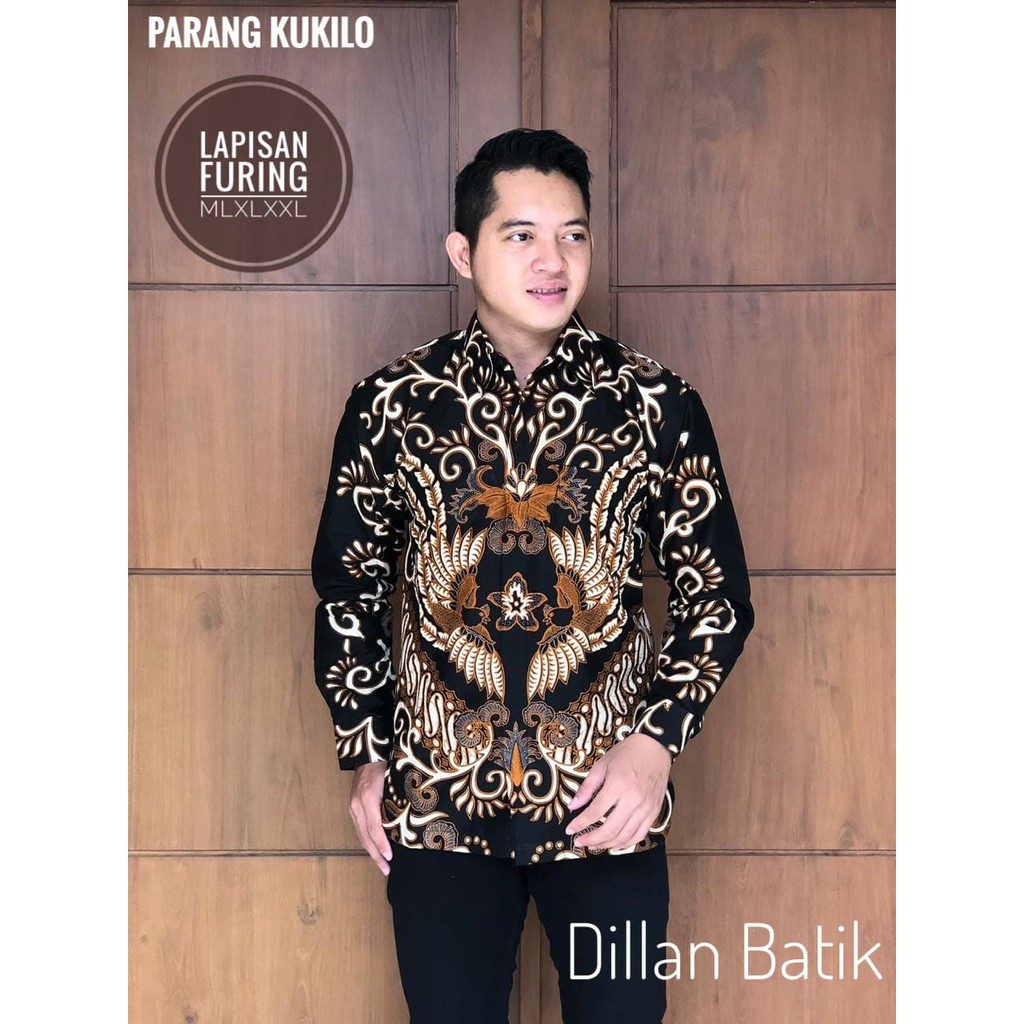 PARANG KUKILO DILLAN KEMEJA BAJU BATIK PRIA SOLO LENGAN PANJANG PENDEK LAPIS FURING ATASAN BATIK PREMIUM MODERN KATUN HALUS PEKSI GALARAN PEKSI IRENGAN PEKSI KUSUMA PEKSI LOVE BIRD PEKSI PARANGAN PEKSI RANTE PEKSI TARUNG PEKSI UNGU PRABUSENA PRINGGODANI