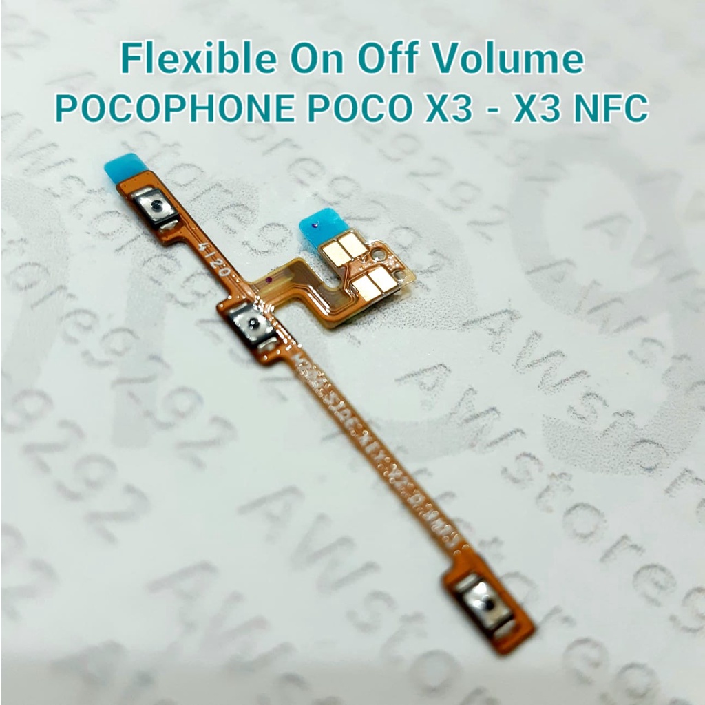 Flex Flexibel Flexible Power On Off Volume XIAOMI POCOPHONE POCO X3 - POCO X3 NFC