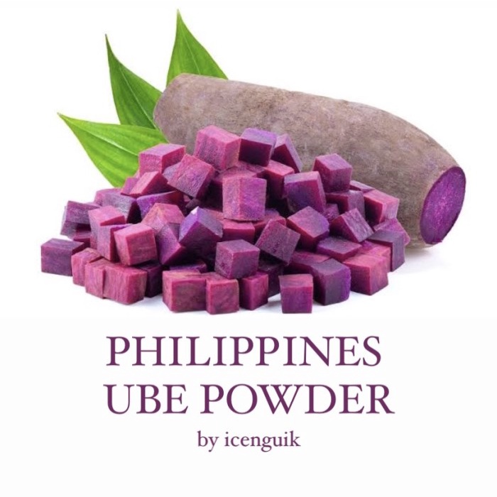 

ORIGINAL MURAH bubuk ube powder / halaya bukan taro - repack 100 gram - PREMIUM