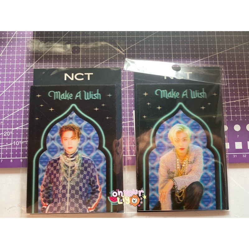 READY STOCK OFFICIAL MD NCT MAKE A WISH 3D LENTICULAR CARD SET JAEMIN JAEHYUN