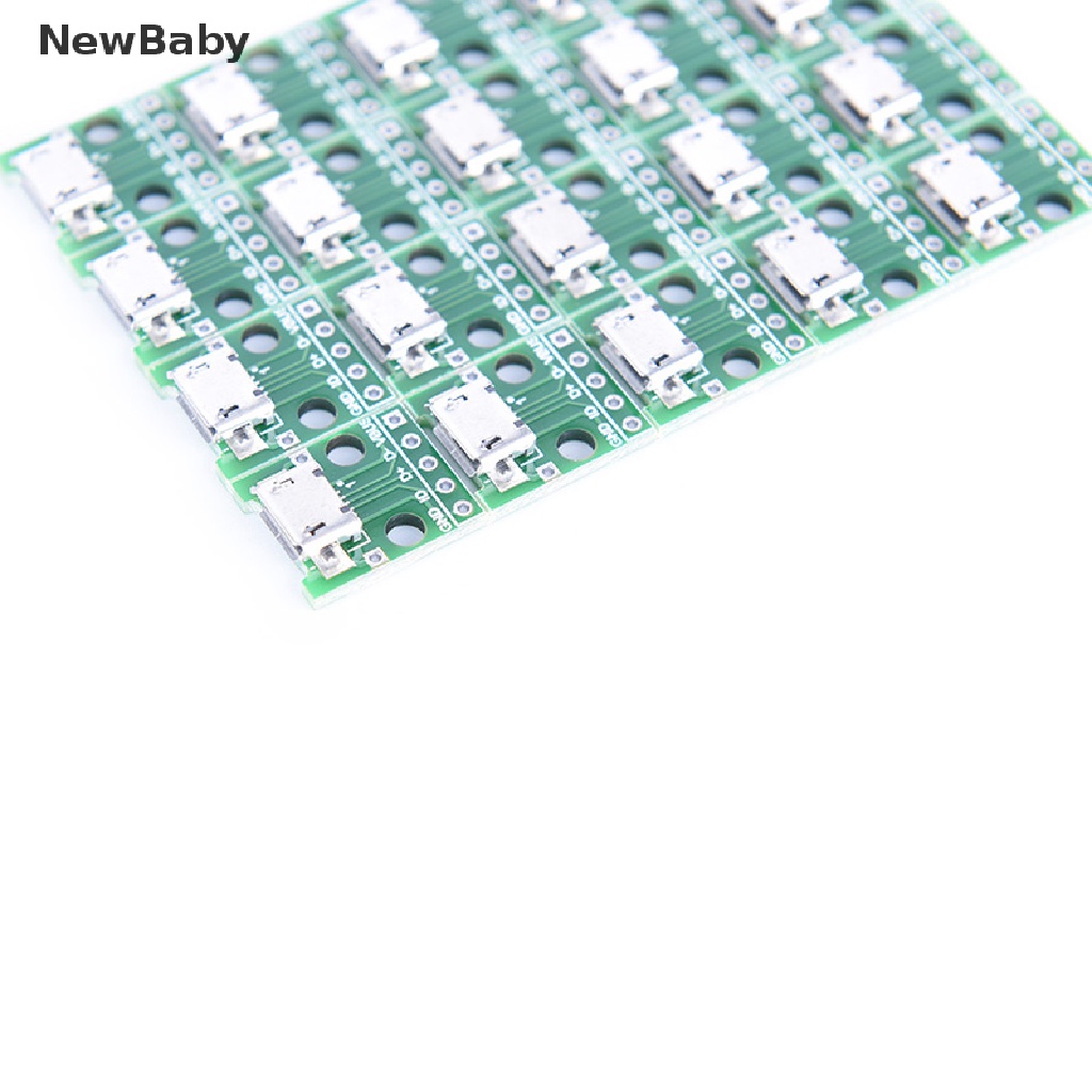 20pcs Papan Modul adapter Konektor micro usb Ke DIP 2.54mm female 5-pin