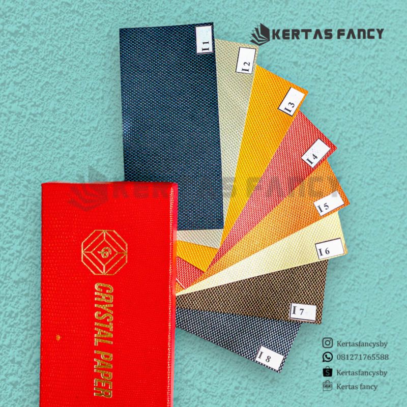 

Fancy Paper Motif KODE I1 - I8 Kertas Cover box / Cover Seserahan / Cover Hantaran / Undangan