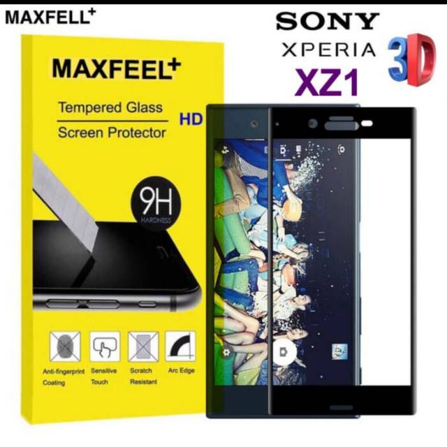 MAXFEEL TEMPERED Glass 3D Sony Experia XZ1 Sony XZ1 Premium Glass