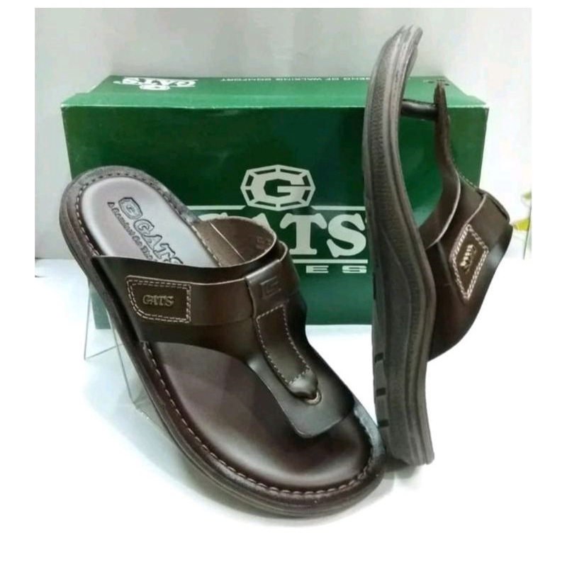 Sandal Kulit Pria Gats HG-286 Leather Original