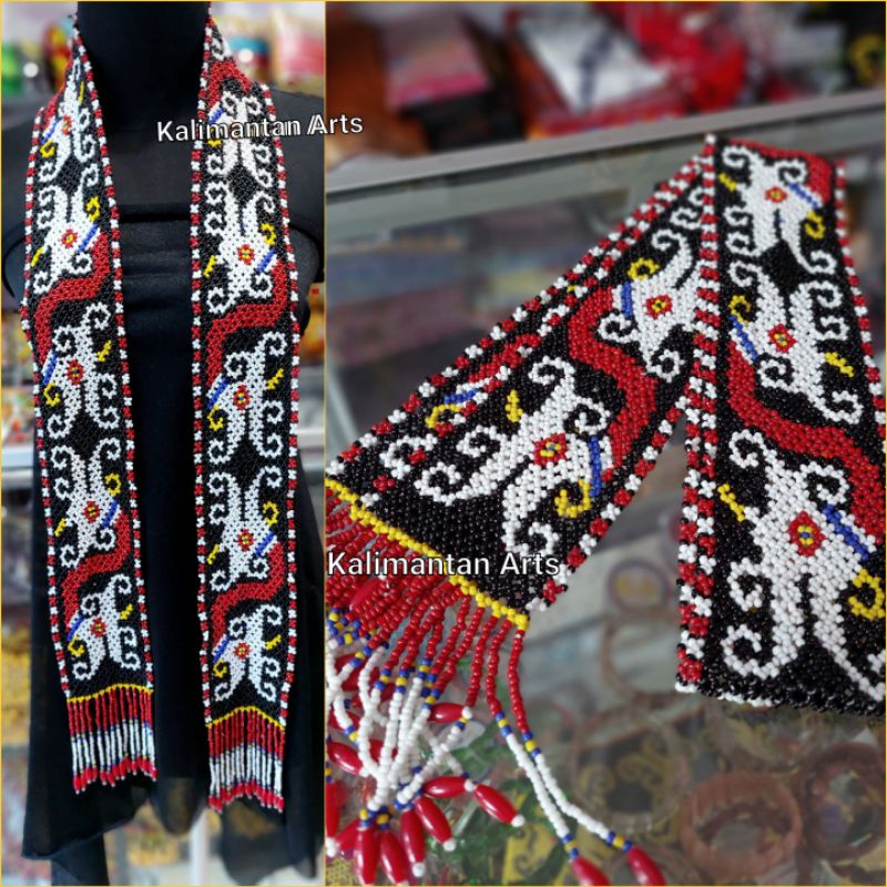Syal Manik Dayak / Syal Kalimantan-C
