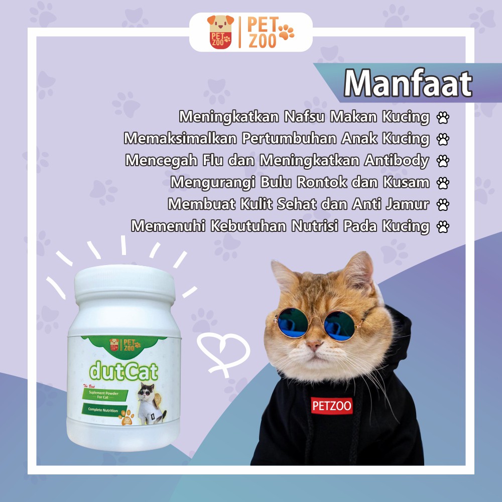 DUTCAT Vitamin Kucing Gemuk dan Bulu Nutri Plus Gel Vitamin Kucing Vitamin Kucing Nafsu Makan Penggemuk Kucing Penambah Nafsu Makan Kucing Obat Nafsu Makan Kucing