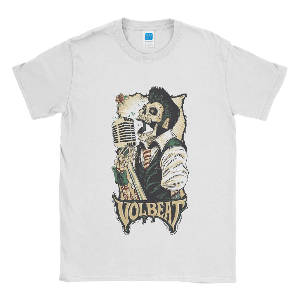 Baju Kaos Band Volbeat Rock