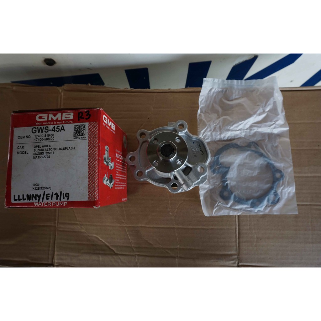 Water Pump Waterpump Suzuki Ertiga merk GMB GWS-45A