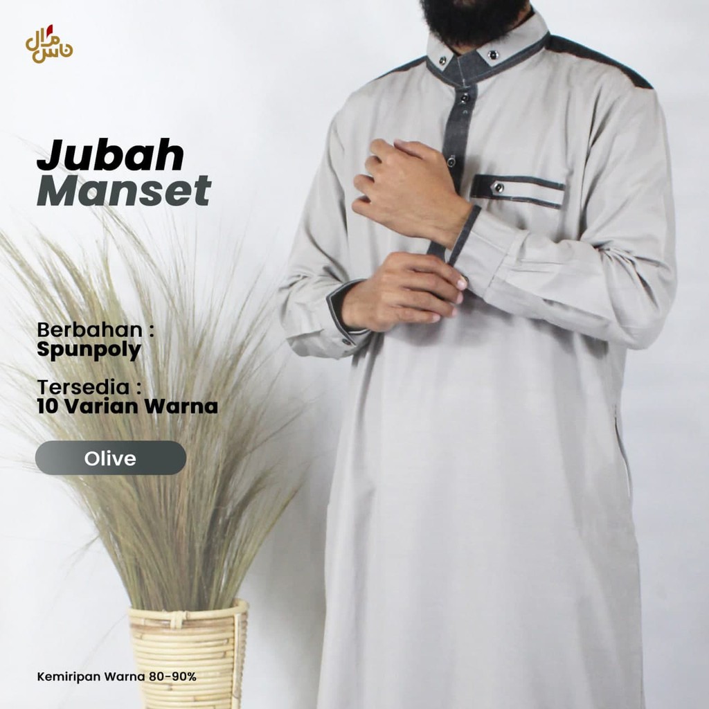 Jubah Pria Jumbo Big Size XXXL 3XL MODEL MANSET BEST SELLER