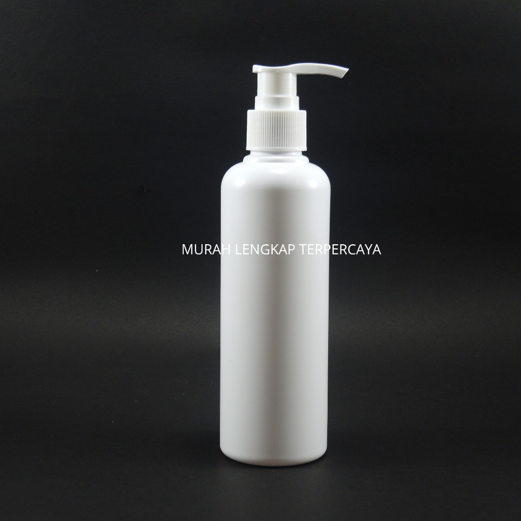 BOTOL PUMP 250 ML PUTIH FULL