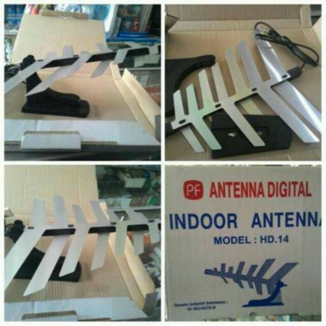 Antena dalam pf digital hd 14 - antena tv tabung tv led